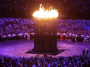 Olympic flame petals