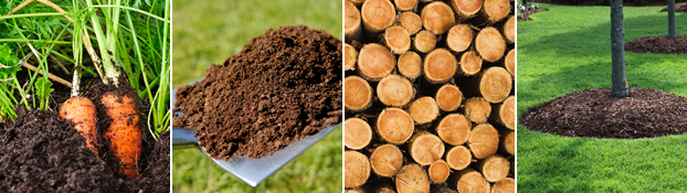 compost, top soil logs from olus